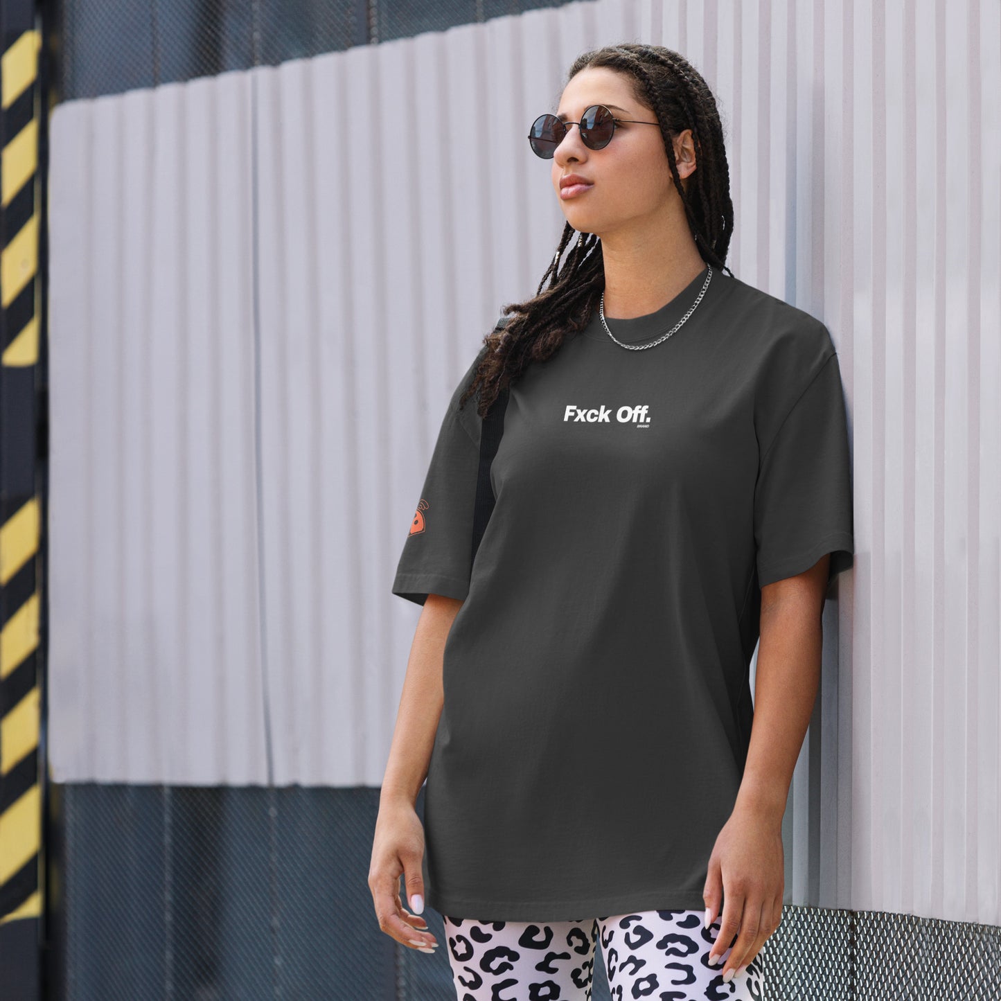Camiseta oversize con efecto desgastado money maker